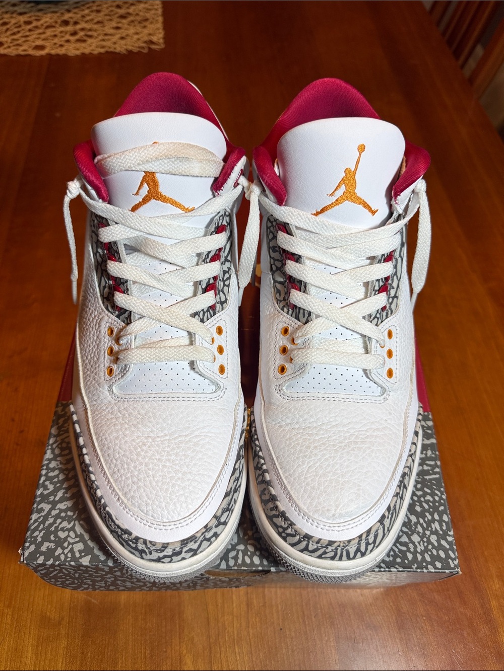 Men’s Air Jordan 3 Retro Cardinal Red